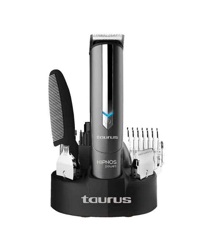 afeitadora multifunción barbero taurus hipnos power cuchillas acero inoxidable, 4 cabezales