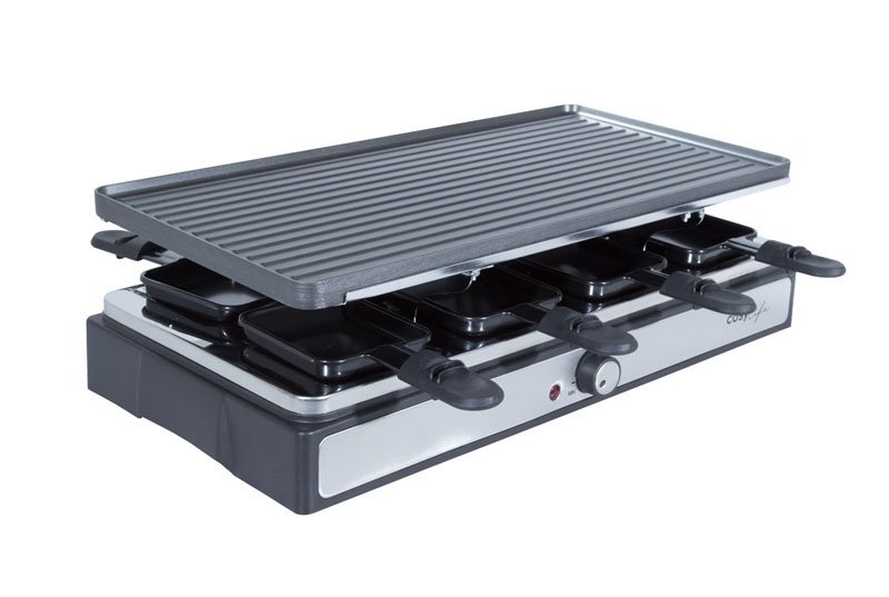 parrilla de piedra / raclette cosylife cl-r8p 3 en 1