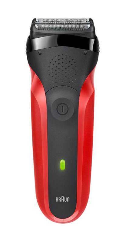 afeitadora braun serie 3-300s rojo