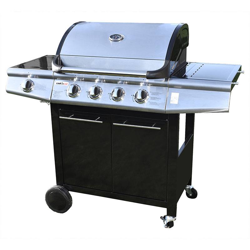 barbacoa de gas cook ́n eat 5 quemadores (1 lateral)