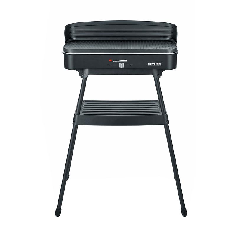 barbacoa eléctrica severin pg8533 c/pie 49x24cm