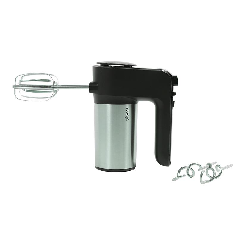 batidora amasadora cosylife cl-hm300x negro-inox