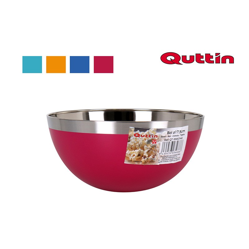 Bol de acero QUTTIN 17,5cm