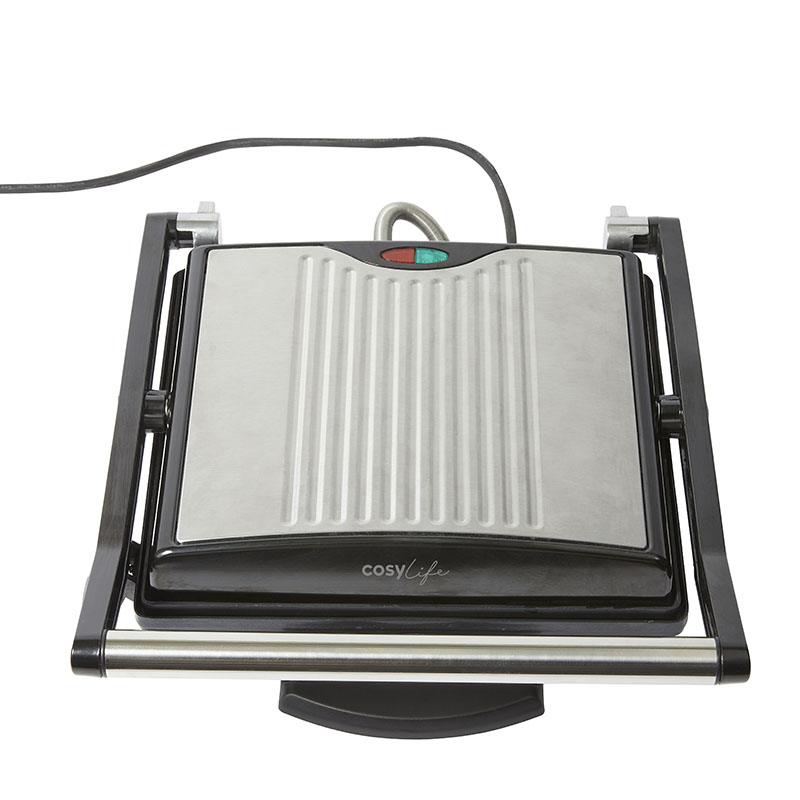 grill cosylife cl-gv2 29x26cm 1800w acero inoxidable