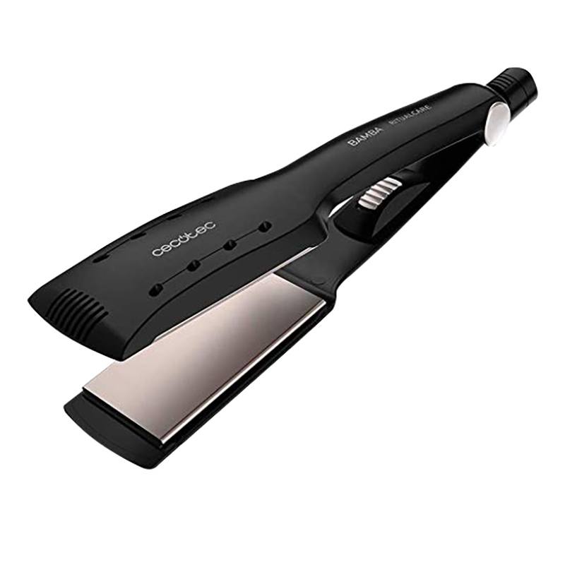 plancha alisadora de pelo cecotec bamba ritualcare 900 placas anchas wet&dry max