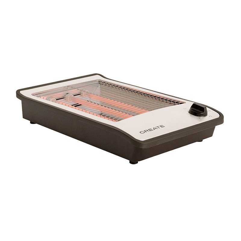 tostador horizontal create toast 3 barras 600w inox