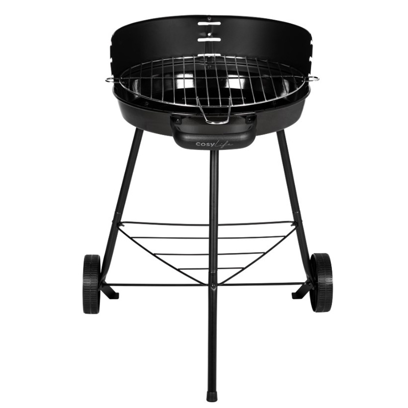barbacoa de carbón cosylife cl-34 c/pie y ruedas