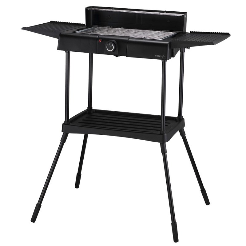barbacoa eléctrica c/pie cosylife cl-el2400