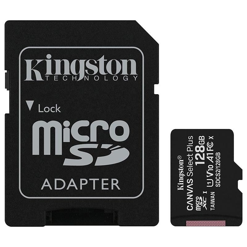 tarjeta micro sd kingston 128go uhs-i clas