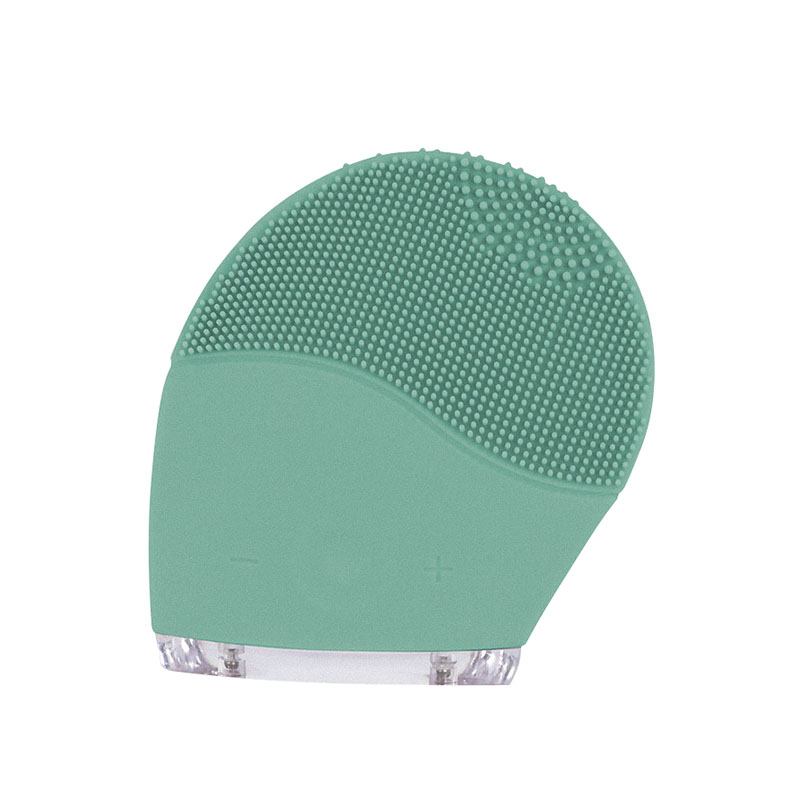 cepillo facial de silicona create hada face wave verde
