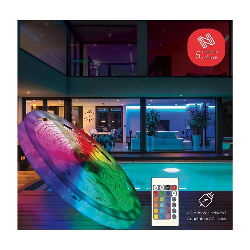 tira de luces led on.earz 5 metros c/mando