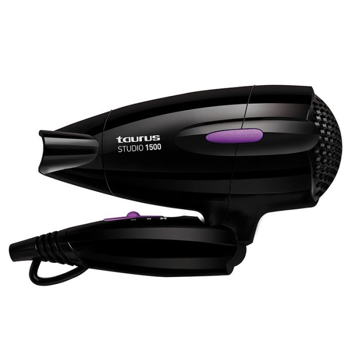 Secador de pelo de viaje TAURUS STUDIO 1500 plegable con difusor - Electro  Dépôt