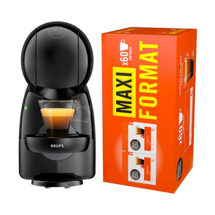 Cafetera de cápsulas KRUPS DOLCE GUSTO Piccolo YY4754FD XS+ 60 cápsulas -  Electro Dépôt