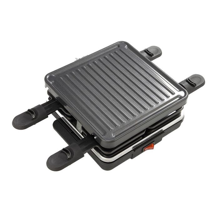 Raclette COSYLIFE CL-R4P 4 personas + piedra