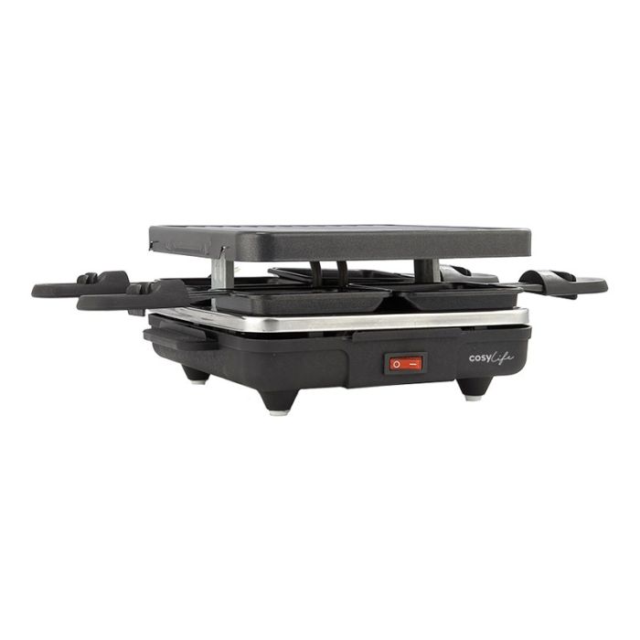 Raclette COSYLIFE CL-R4P 4 personas + piedra