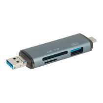 Lector de tarjetas multifunción SEDEA 6 en 1 - USB - USB-C