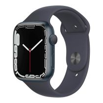 Reloj inteligente APPLE WATCH Serie 7 de 45 mm, color negro, reacondicionado, grado A+
