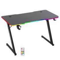 Mesa gaming AMSTRAD 120 x 60 cm iluminación LED
