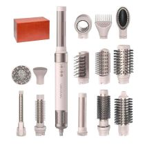 Cecotec Cepillo de Aire Caliente Secador Moldeador Alisador 14 Cabezales CeramicCare 14in1 AirGlam Champagne