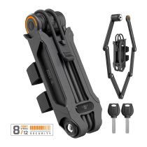 Candado plegable CASR con soporte para bicicleta y patinete