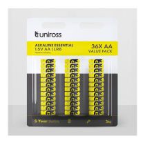 Pack x36 pilas AA LR06 UNIROSS