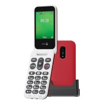 Teléfono Movil DORO Leva 22S Rojo Senior con tapa