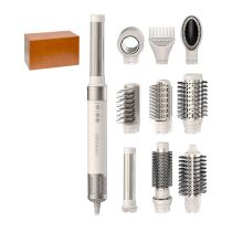 Cecotec Cepillo de Aire Caliente Secador Moldeador Alisador 10 Cabezales Tecnología Coanda CeramicCare 10in1 AirGlam Champagne