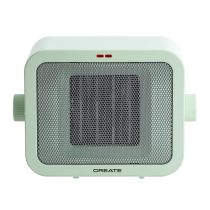 CREATE WARM BOX Calefactor Cerámico Verde/Calefactor Portátil-1500w CREATE WARM BOX Calefactor Cerámico Verde/Calefactor Portátil-1500w