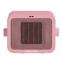 CREATE WARM BOX Calefactor Cerámico Rosa Pastel/Calefactor Portátil 1500w CREATE WARM BOX Calefactor Cerámico Rosa Pastel/Calefactor Portátil 1500w