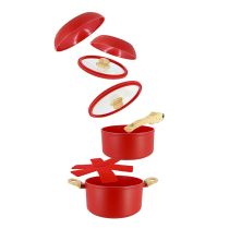 Batería de cocina MENASTYL magenta