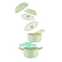 Batería cocina MENASTYL SUPERBALL 8pcs verde menta