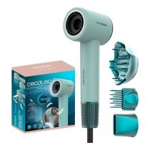 Cecotec Secador de Pelo Compacto y Ligero DryNova 3in1 Mint. 1600W
