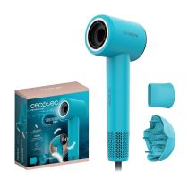 Cecotec Secador de Pelo Compacto y Ligero DryNova Blue Wave. 1600W, 110000RPM, Motor Brushless