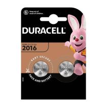 Pack pilas DURACELL CR2016 x 2 uds
