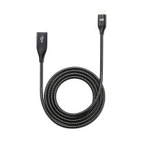 Cable WE USB Lightning 1 m metal robusto