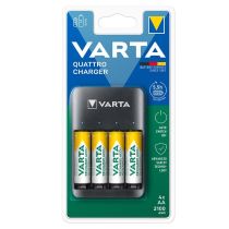 Cargador USB VARTA + 4 pilas recargables AA LR06 2.100 mAh