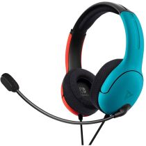 Auriculares gaming con micro PDP LVL40 SWITCH azul/rojo