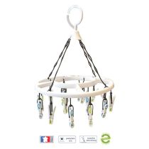 Tendedero colgante con 16 pinzas