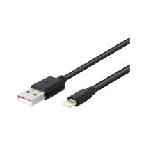 Cable HIGH ONE 1M Lightning pv negro
