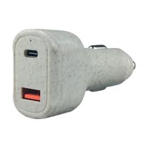 Cargador mechero coche EDENWOOD USB-A carga rápida y 1 USB tipo C