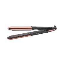 Plancha alisadora y moldeadora de pelo BABYLISS 235W Iónica Titanio Oro Rosa ST482E alisa y ondula (incluye neceser de viaje)