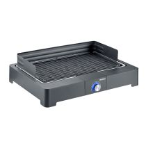 Barbacoa Eléctrica de Mesa SEVERIN 2000W Cortavientos y Rejilla Acero PG 8537 TABLE