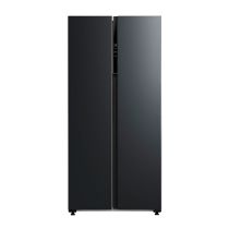FRIGORÍFICO AMERICANO, No-Frost, 460L, fondo 60cm, clase E, VALBERG SBS 460 E B625C negro