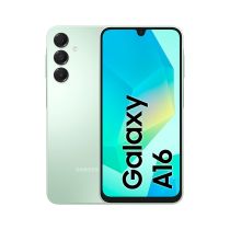 Smartphone SAMSUNG Galaxy A16 4G de 128 GB, color verde agua.