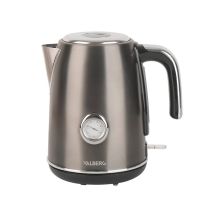 Hervidor 1,7L, estilo Vintage, color Inox oscuro, VALBERG VAL-KRETRO