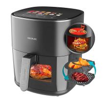 CECOTEC Freidora de Aire 3 en 1 Cecofry Grill Duoheat 6500 6,5L Ventana