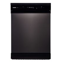 Lavavajillas 60cm, 14 servicios, Apertura Automática, 3a bandeja, VALBERG 14S40 B DXAD929C V3 Negro Mate