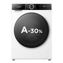 Lavadora carga frontal, 10kg, 1400rpm, clase A-30%, ideal para 5 personas,  VALBERG WF 1014 A-30 F W180C