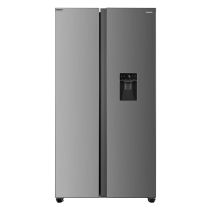 Frigorífico americano, No Frost, 529L, dispensador de agua, Clase D, Inox, VALBERG SBS 529 WD D X742C2