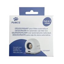 Paquete de 3 pastillas desodorantes PAWZZ para arena de gato